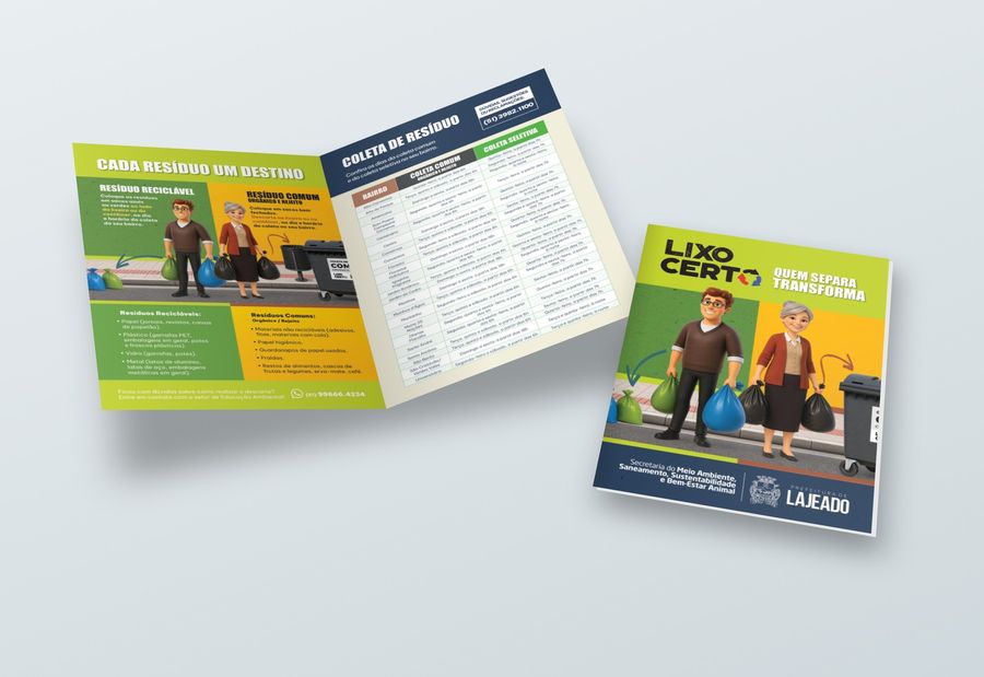 Lixo Certo – Prefeitura de Lajeado – peça da campanha
